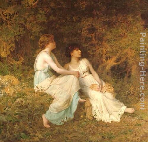 Birdsong painting - Sophie Gengembre Anderson Birdsong art painting